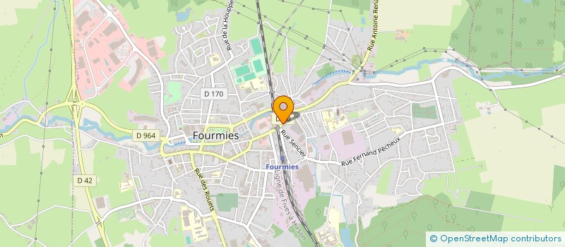 localisation de l'entreprise SCI TRADE CENTER 6  FOURMIES