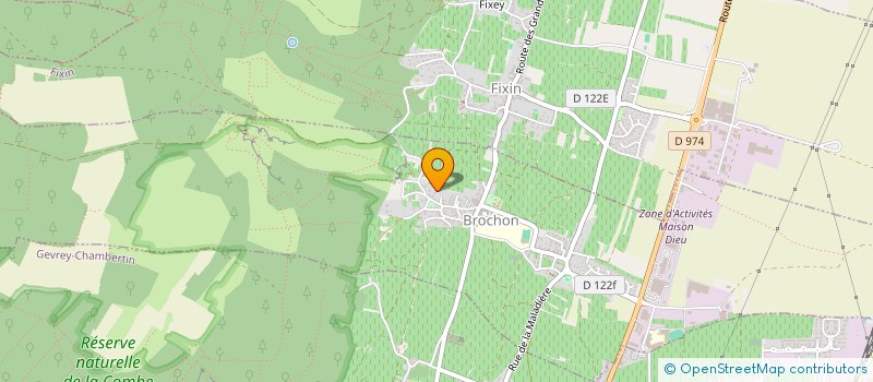 localisation de l'entreprise SCI TRADIBAT  BROCHON