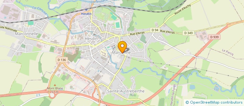 localisation de l'entreprise SCI TRADING  SAINTE-AUSTREBERTHE