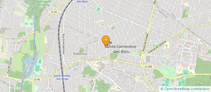 localisation de l'entreprise SCI TRADITIONNELLE à SAINTE-GENEVIEVE-DES-BOIS