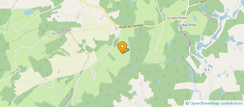 localisation de l'entreprise SCI TRADITIONS  BUSSIERE-BADIL