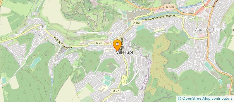 localisation de l'entreprise SCI TRADITIONS FAMILIALES  VILLERUPT