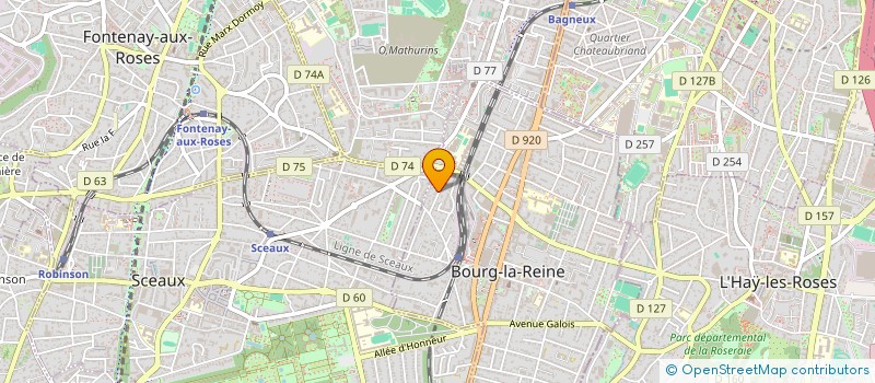 localisation de l'entreprise SCI TRAEZH GWENN à BOURG-LA-REINE