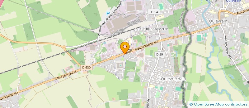 localisation de l'entreprise SCI TRAF  QUIEVRECHAIN