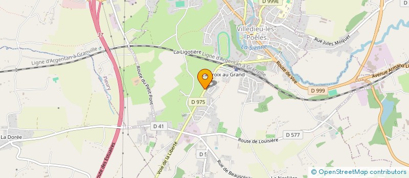 localisation de l'entreprise SCI TRAFALGARO PROPERTIES  VILLEDIEU-LES-POELES-ROUFFIGNY