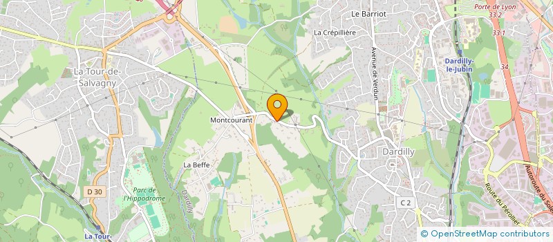 localisation de l'entreprise SCI TRAINE CUL  DARDILLY