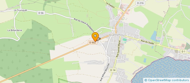 localisation de l'entreprise SCI TRAISNEL ET CO  QUETTEHOU