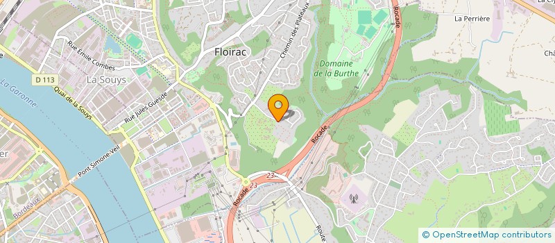 localisation de l'entreprise SCI TRAIT.COM  FLOIRAC