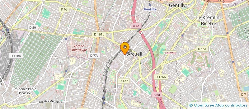 localisation de l'entreprise SCI TRAIT D'UNION  ARCUEIL