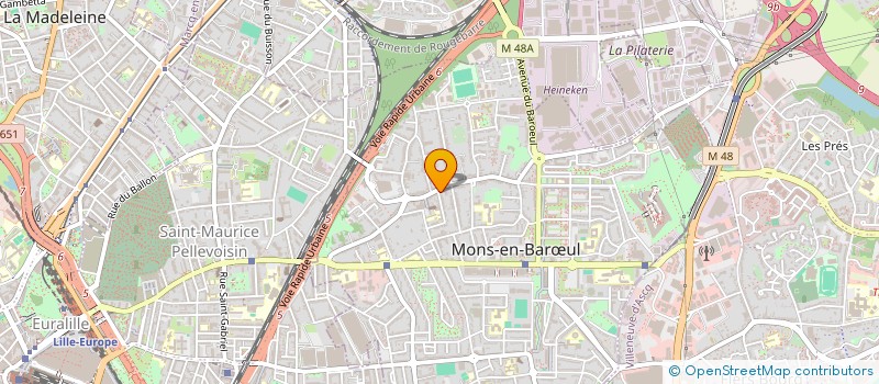 localisation de l'entreprise SCI TRAIT D'UNION  MONS-EN-BARUL