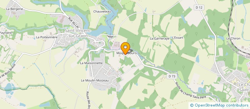 localisation de l'entreprise SCI TRAIT D'UNION  SAINT-VINCENT-SUR-GRAON