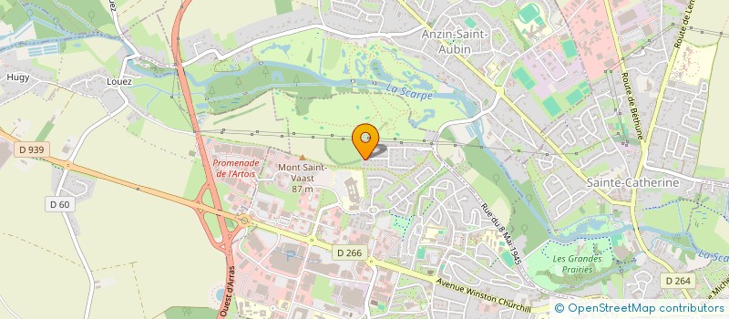 localisation de l'entreprise SCI TRAIT D'UNION à ARRAS