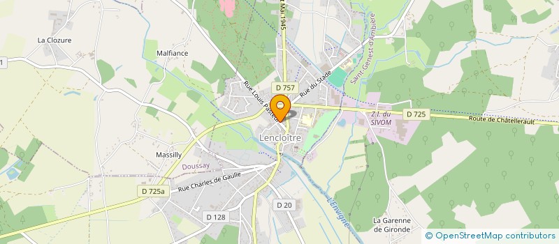 localisation de l'entreprise SCI TRAITBOIS  LENCLOITRE