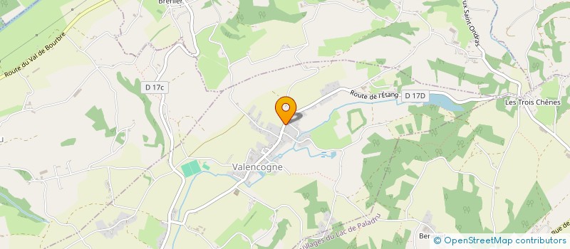 localisation de l'entreprise SCI TRAITEUR COMTE  VALENCOGNE