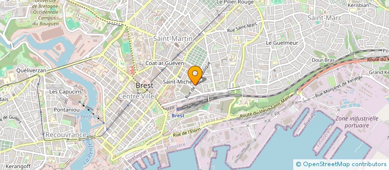 localisation de l'entreprise SCI TRAKAI  BREST