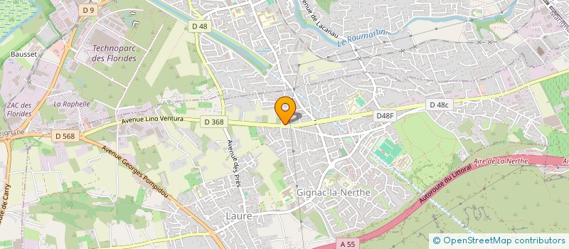 localisation de l'entreprise SCI TRAM à GIGNAC-LA-NERTHE