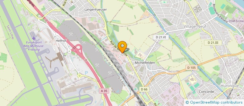 localisation de l'entreprise SCI TRAM  SAINT-LOUIS