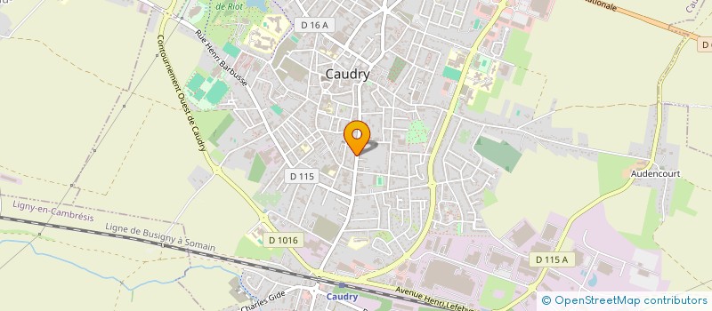 localisation de l'entreprise SCI TRAM INVEST  CAUDRY