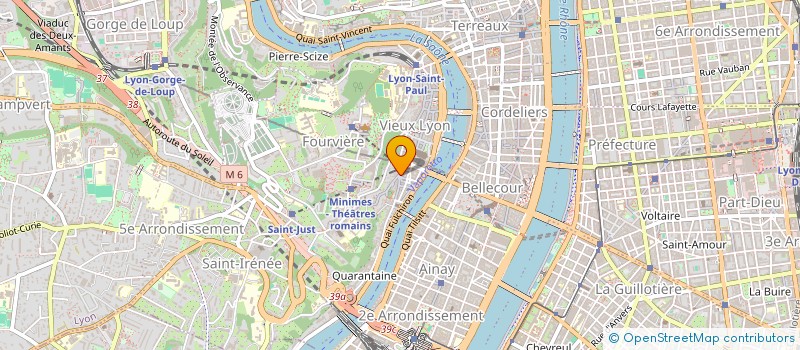 localisation de l'entreprise SCI TRAMASSAC 25  LYON