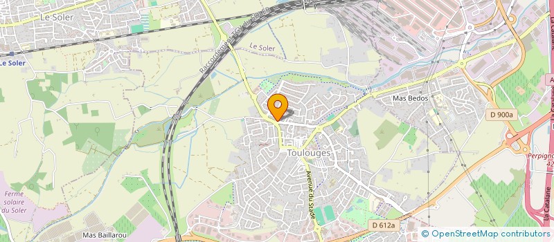 localisation de l'entreprise SCI TRAMONTANE  TOULOUGES