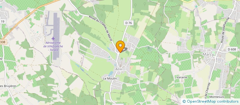 localisation de l'entreprise SCI TRAMONTANE  ALIX