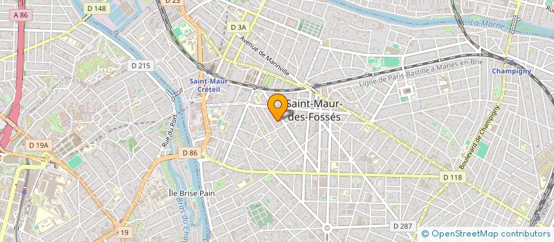 localisation de l'entreprise SCI TRAMONTANE CG. à SAINT-MAUR-DES-FOSSES