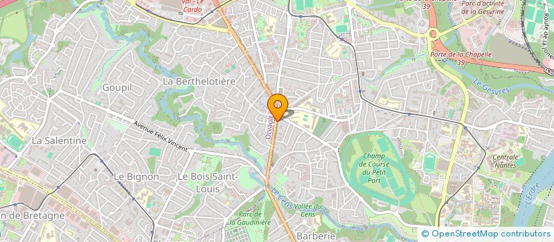 localisation de l'entreprise SCI TRAN à NANTES