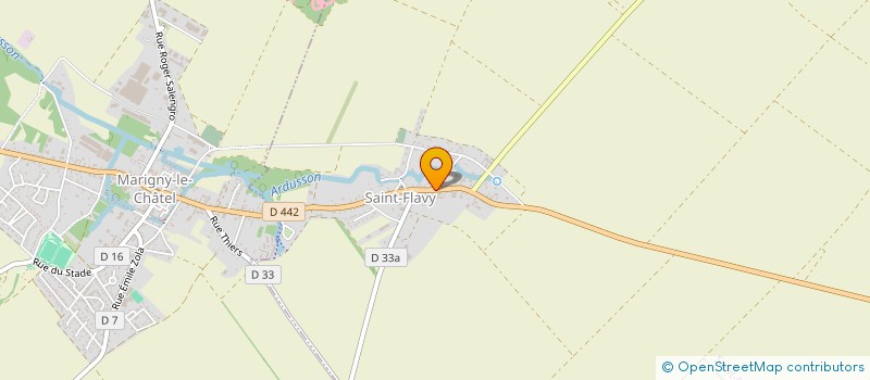 localisation de l'entreprise SCI TRAN  SAINT-FLAVY