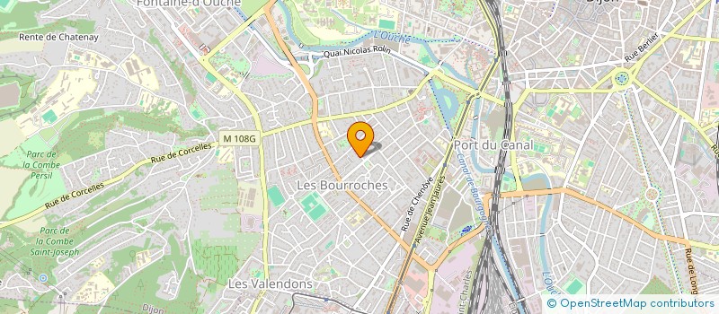 localisation de l'entreprise SCI TRAN à DIJON