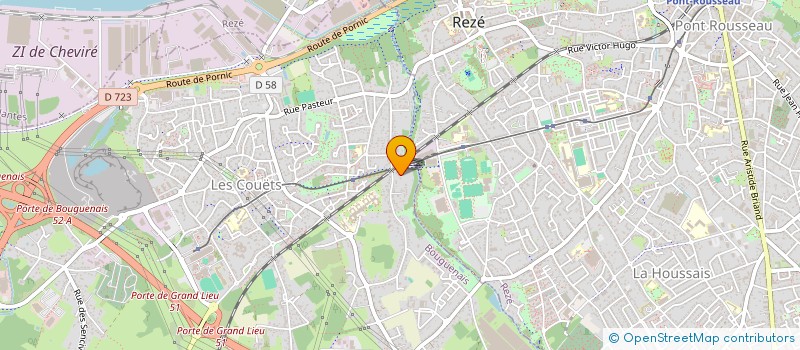 localisation de l'entreprise SCI TRAN à BOUGUENAIS