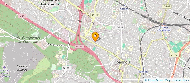 localisation de l'entreprise SCI TRAN CHANH THANH  SANNOIS