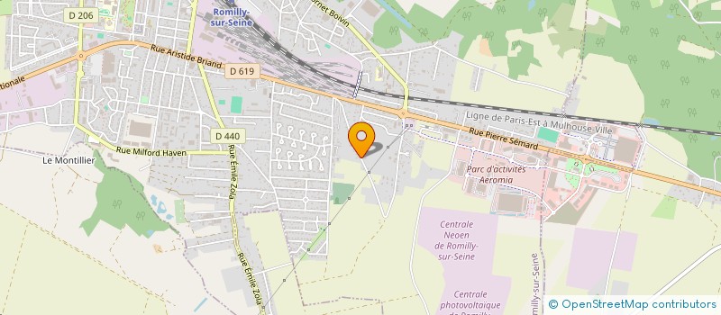 localisation de l'entreprise SCI TRAN-COURET  ROMILLY-SUR-SEINE