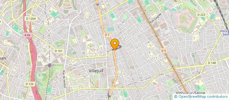 localisation de l'entreprise SCI TRAN ET ZHU 93 à VILLEJUIF