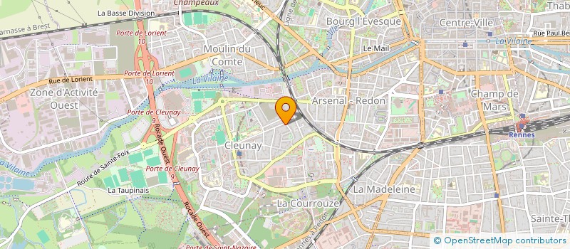 localisation de l'entreprise SCI TRAN HERVE  RENNES