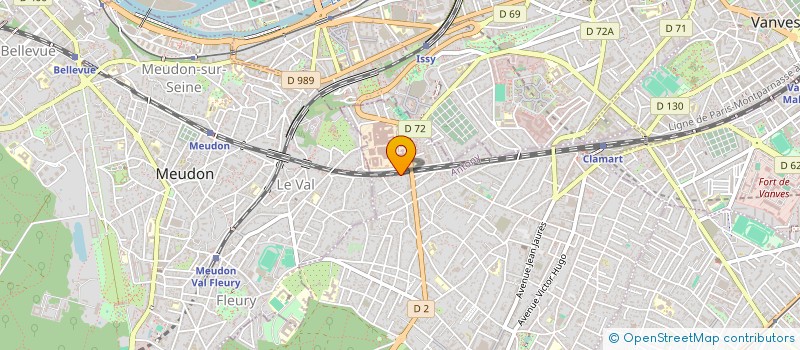 localisation de l'entreprise SCI TRAN-NGO  CLAMART