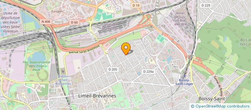 localisation de l'entreprise SCI TRAN QUANG à LIMEIL-BREVANNES
