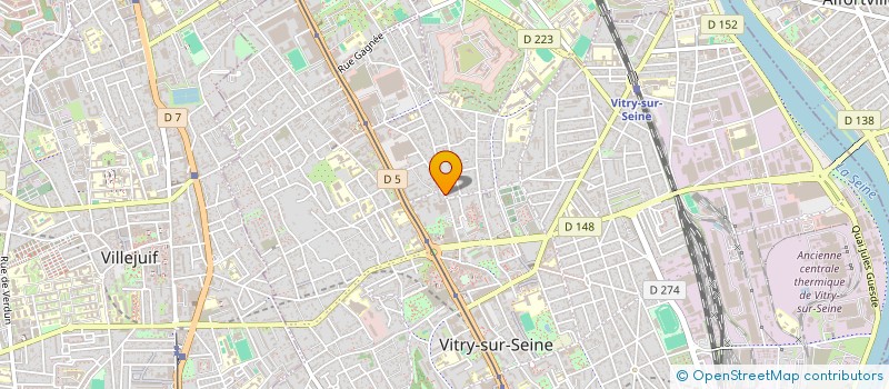 localisation de l'entreprise SCI TRAN RMT  VITRY-SUR-SEINE