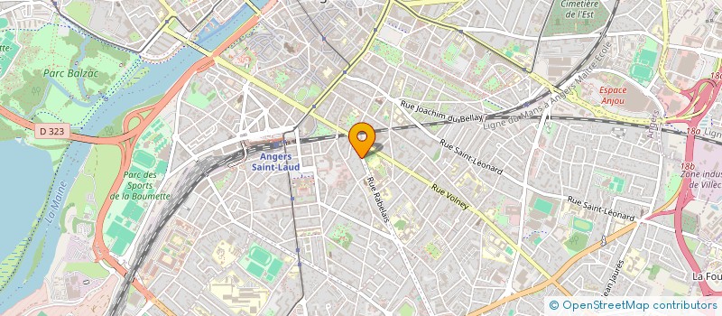 localisation de l'entreprise SCI TRAN THEIL à ANGERS