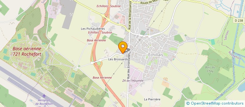 localisation de l'entreprise SCI TRAN-UZAC  ECHILLAIS