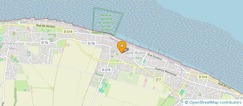 localisation de l'entreprise SCI TRANCASTEL  SAINT-AUBIN-SUR-MER