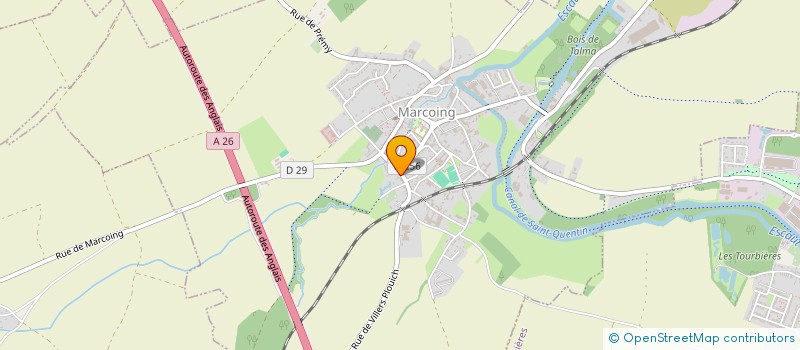 localisation de l'entreprise SCI TRANCHANT DP  MARCOING