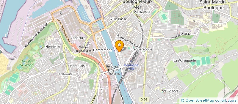 localisation de l'entreprise SCI TRANE à BOULOGNE-SUR-MER