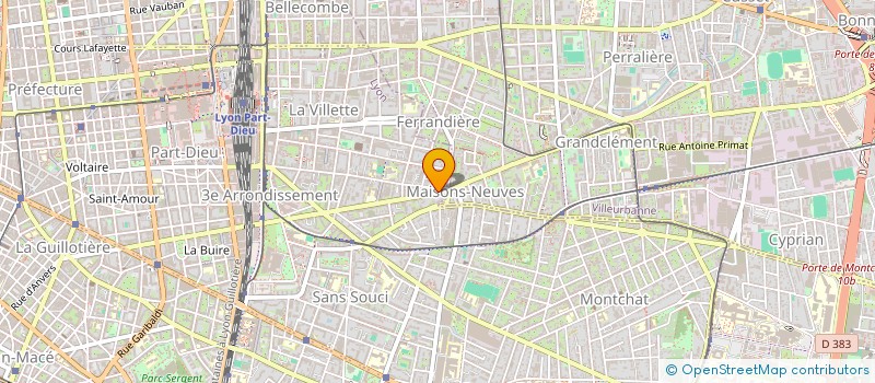 localisation de l'entreprise SCI TRANGJEAN  LYON