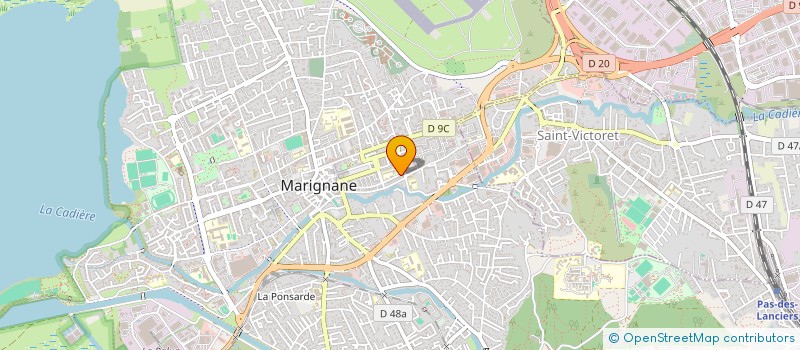 localisation de l'entreprise SCI TRANIYA  MARIGNANE