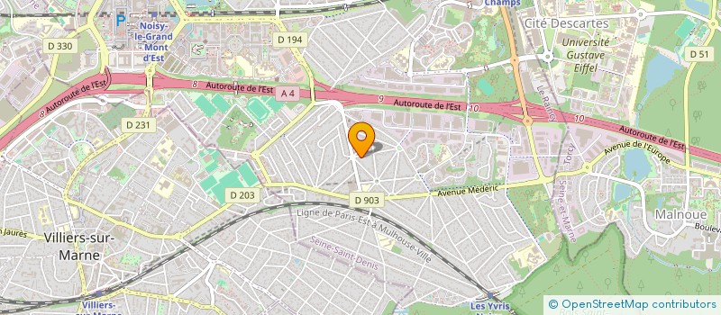localisation de l'entreprise SCI TRANLIM  NOISY-LE-GRAND
