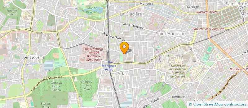 localisation de l'entreprise SCI TRANQUARD  MERIGNAC