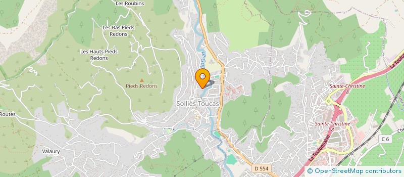 localisation de l'entreprise SCI TRANQUILLE  SOLLIES-TOUCAS