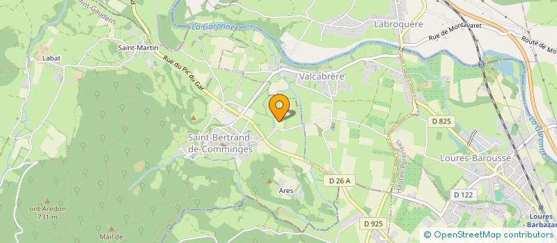 localisation de l'entreprise SCI TRANQUISTAN  SAINT-BERTRAND-DE-COMMINGES