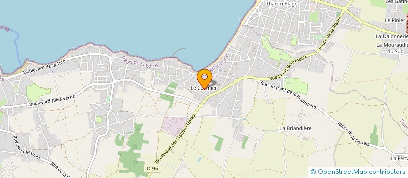 localisation de l'entreprise SCI TRANS COOL LOIRE à LA PLAINE-SUR-MER