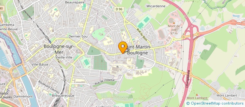 localisation de l'entreprise SCI TRANS OPALE à SAINT-MARTIN-BOULOGNE